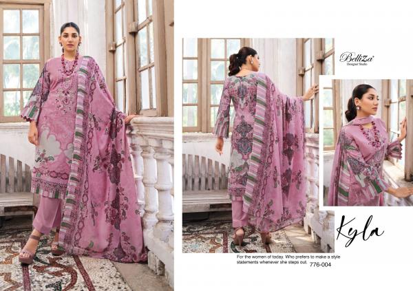 Belliza Naira Vol 4 New Cotton Digital Designer Dress Material Collection